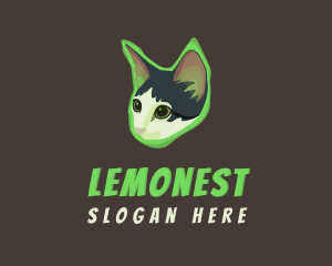 League - Glowing Cat Animal logo design