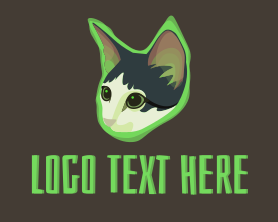 Glow - Glowing Cat logo design