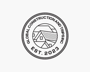 Roofing Residential Construction logo design