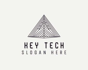 Pyramid Tech Agency logo design