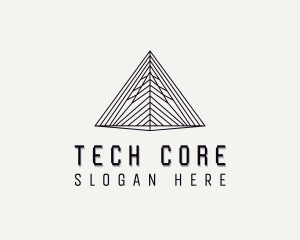 Pyramid Tech Agency logo design