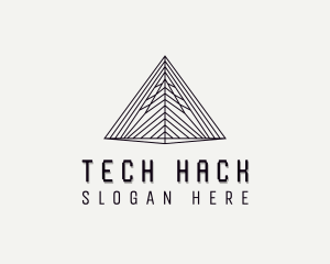 Pyramid Tech Agency logo design