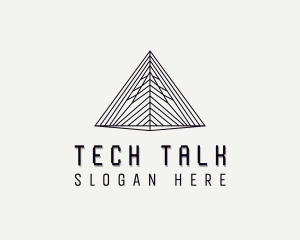 Pyramid Tech Agency logo design