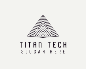 Pyramid Tech Agency logo design