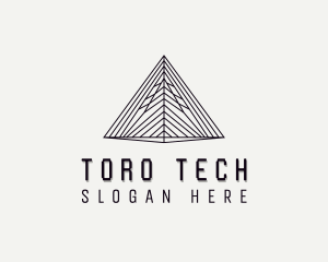 Pyramid Tech Agency logo design