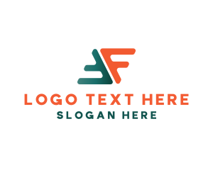 Logistics - Marketing Logistics Letter F logo design