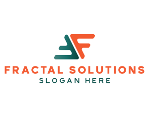 Marketing Logistics Letter F logo design