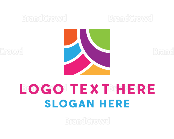 Colorful Bright Square Logo