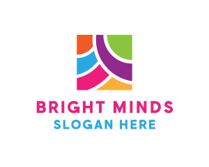 Colorful Bright Square logo design