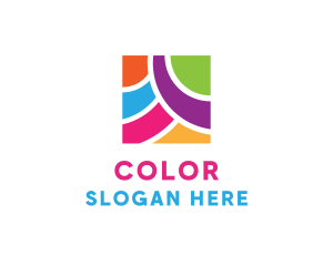 Colorful Bright Square logo design