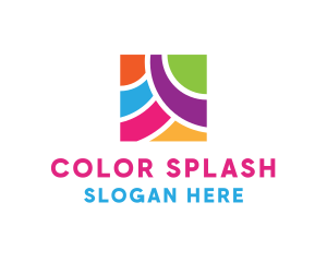 Colorful Bright Square logo design