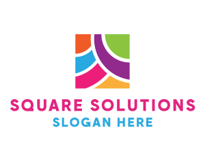 Square - Colorful Bright Square logo design