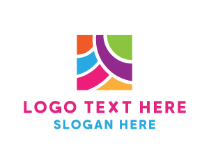 Colorful Bright Square Logo