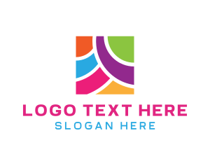 Vitality - Colorful Bright Square logo design