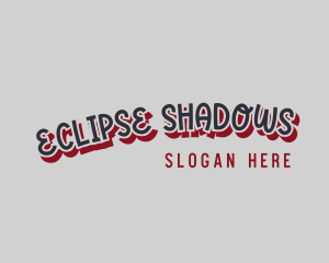 Shadow - Retro Shadow Company logo design