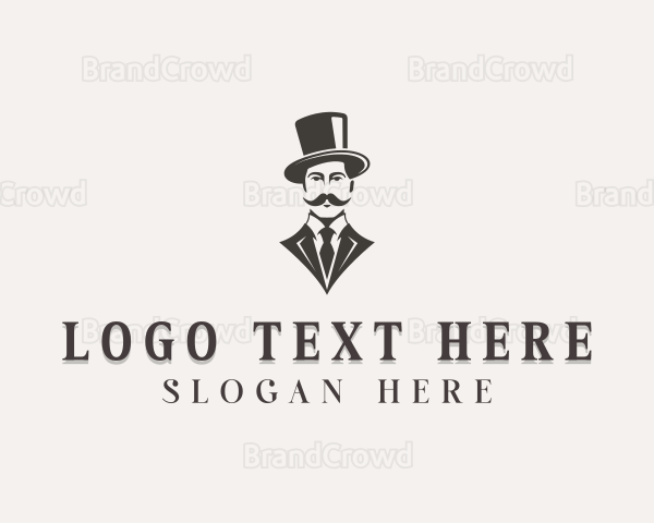 Gentleman Fashion Suit Logo