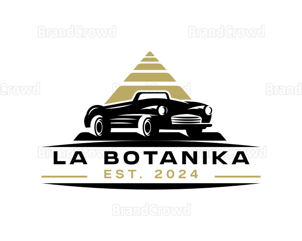 Retro Car Automotive Logo