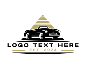 Repair - Retro Car Automotive logo design