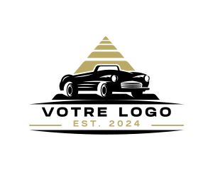 Retro Car Automotive Logo