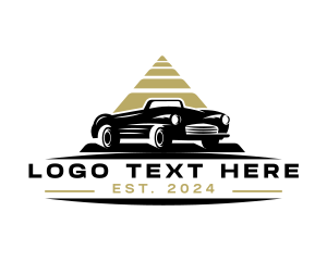 Transport - Retro Car Automotive logo design