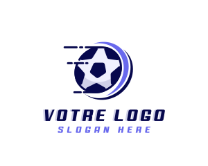 Poolroom - Soccer Ball Team logo design
