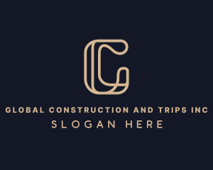 Tradesperson - Carpentry Wood Construction Letter C logo design