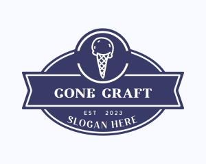 Cone - Sweet Ice Cream Cone logo design