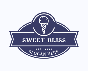 Sugar - Sweet Ice Cream Cone logo design