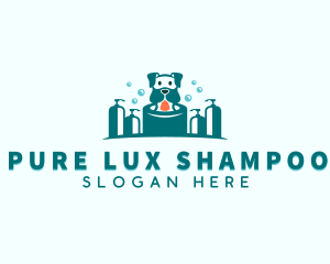 Shampoo - Shampoo Dog Grooming logo design