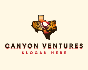 Canyon - Texas Sunset Canyon logo design