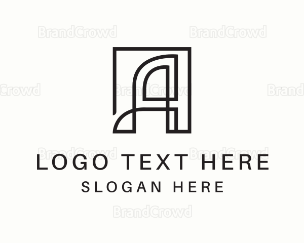 Creative Minimalist Letter A Logo