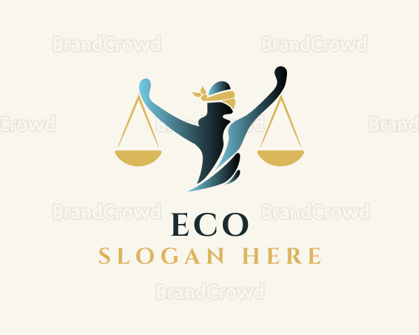 Legal Justice Scales Logo