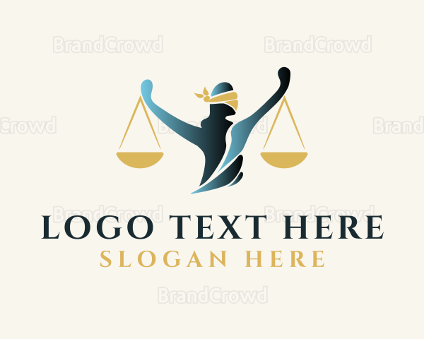 Legal Justice Scales Logo