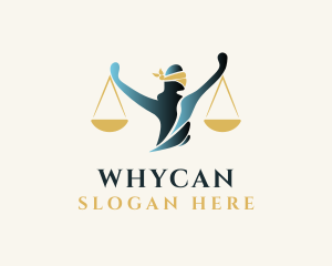 Jurist - Legal Justice Scales logo design