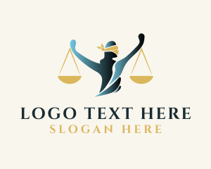 Legal Justice Scales Logo