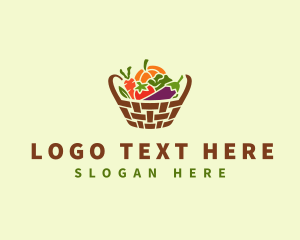 Fresh - Fresh Vegetable Basket logo design