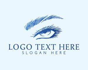 Salon - Luxury Eyelashes Fashion logo design