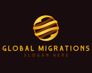 Global Arrow Logistics logo design