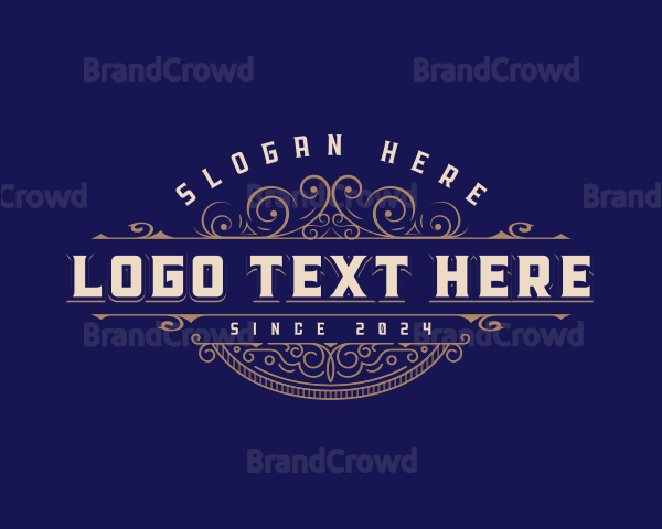 Luxury Elegant Ornament Logo