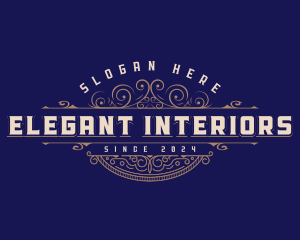 Luxury Elegant Ornament logo design