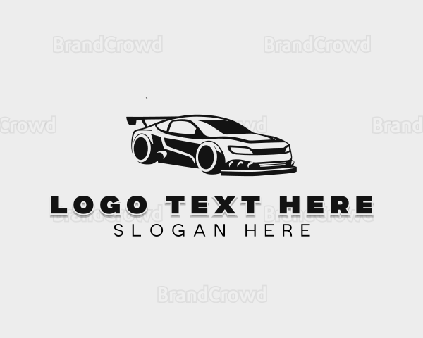 Racing Car Vehicle Logo