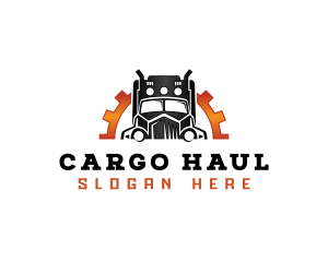 Trailer Truck Cargo logo design