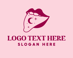 Hippie - Fortune Teller Tongue logo design