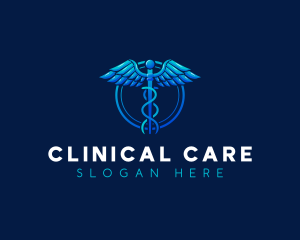 Clinical - Caduceus Health Clinical logo design