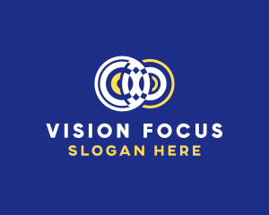 Lens - Contact Lens Optical logo design