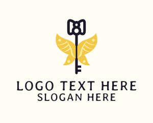 Skincare - Wings Luxury Key logo design