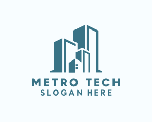 Metro - Metro City Building logo design