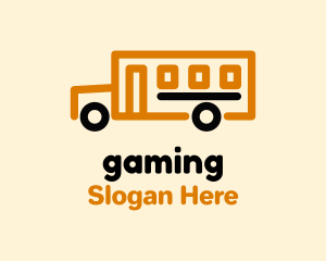 Toy - School Bus Transport logo design