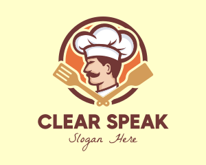 Chef Restaurant Spatula logo design