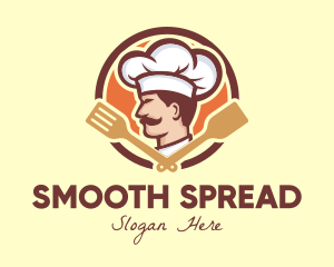 Chef Restaurant Spatula logo design